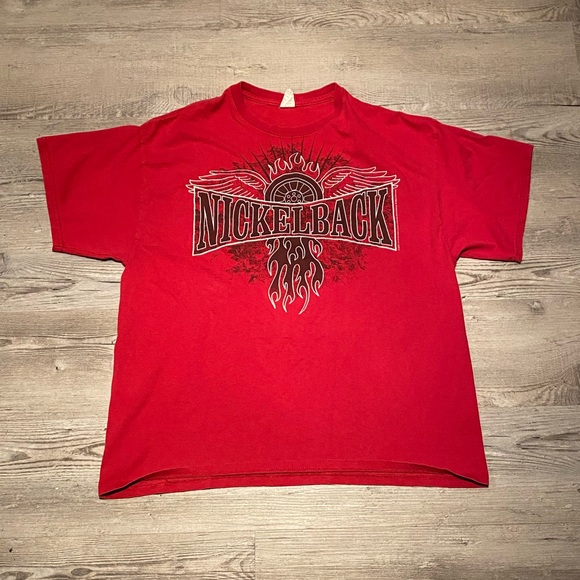 Nickelback Concert Tour T-Shirt Dark Horse 2009 Double Sided Men’s Size XL - Picture 1 of 5